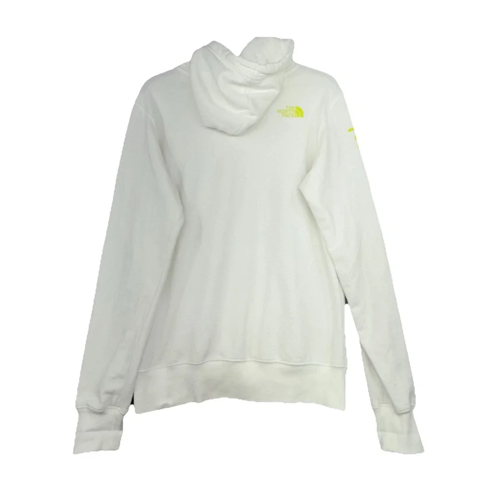 The North Face‎ Hoodie Mens XS Beige Pullover Fleece Logo Sweatshirt Graphic